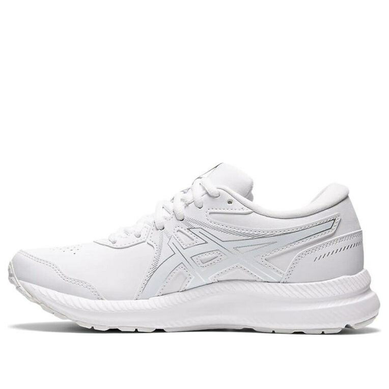 アシックス 白色 ホワイト 'WALKER WHITE' スニーカー レディース ASICS (WMNS) GEL-CONTEND - 1132A057-100 / WHITE