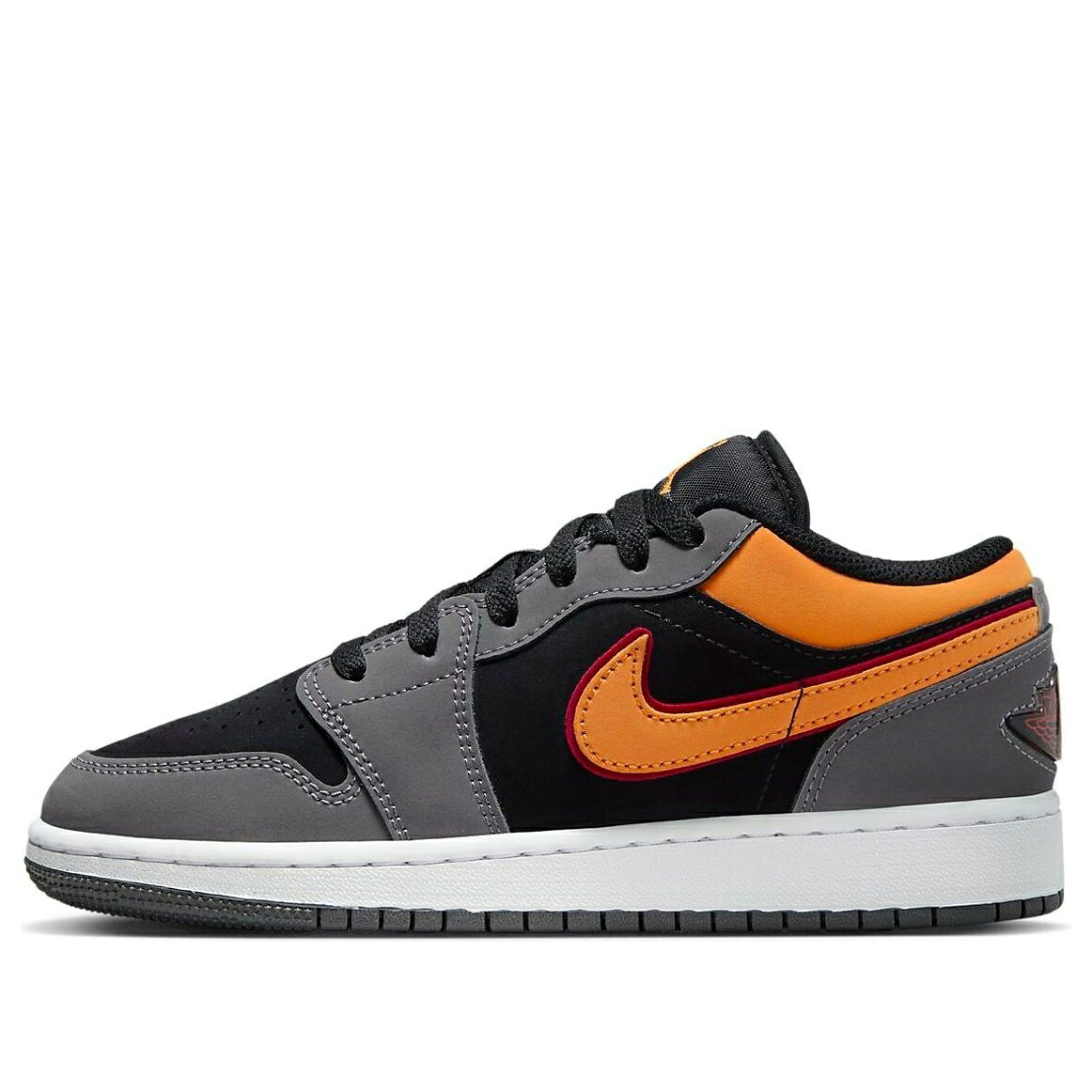ナイキ ジョーダン 黒いこと 黒いこと 橙 オレンジ色 \u0027VIVID ORANGE\u0027 御坊っちゃん キッズ JORDAN (GS) AIR 1 LOW SE FN7671-008 / BLACK VIVID ORANGE LIGHT もの言う花 マタニティ スニーカー