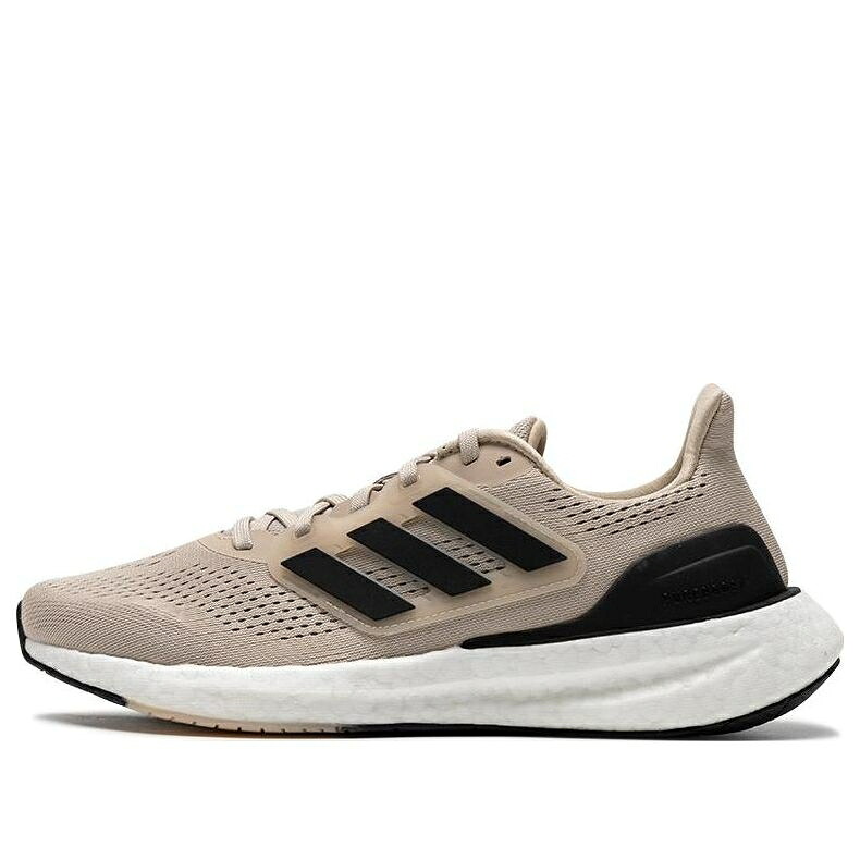 アディダス ベージュ 黒色 ブラック 'BEIGE BLACK' スニーカー メンズ ADIDAS PUREBOOST 23 IF2368 / BEIGE BLACK