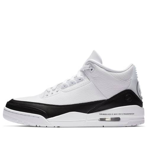 ナイキ ジョーダン 白色 ホワイト 黒色 ブラック 'WHITE' スニーカー メンズ JORDAN FRAGMENT DESIGN X AIR 3 RETRO SP DA3595-100 / WHITE BLACK