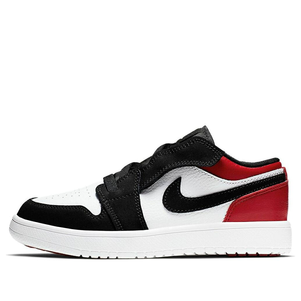 ナイキ ジョーダン 白いこと 白いこと 黒いこと 黒いこと 赤 赤いこと \u0027BLACK TOE\u0027 お坊っちゃん キッズ JORDAN (なおなお書き) AIR 1 LOW ALT BQ6066-116 / WHITE BLACK GYM RED もの言う花 マタニティ スニーカー