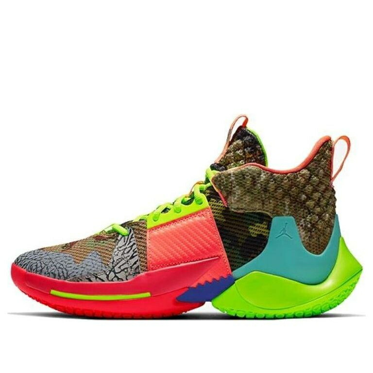 ナイキ ジョーダン カモ柄 緑 グリーン ZER0.2 'ALLSTAR' スニーカー メンズ JORDAN AIR WHY NOT 'ALL-STAR' CI6875-300 / CAMO GREEN HYPER TURQ VOLT