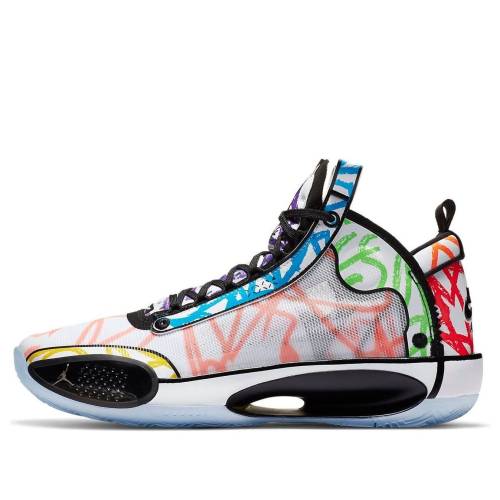 ナイキ ジョーダン 白色 ホワイト 黒色 ブラック NOAH スニーカー メンズ JORDAN ZION WILLIAMSON X AIR 34 DA1897-100 / WHITE BLACK MULTI COLOR