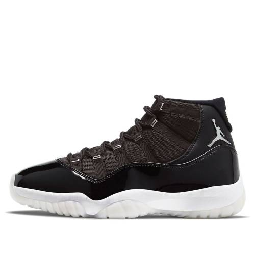 ナイキ ジョーダン 黒いこと 黒いこと 白いこと 白いこと \u0027JUBILEE ANNIVERSARY\u0027 スニーカー メンズ JORDAN AIR 11 RETRO / 25TH CT8012-011 BLACK CLEAR WHITE METALLIC 靴-スニーカー-メンズ靴