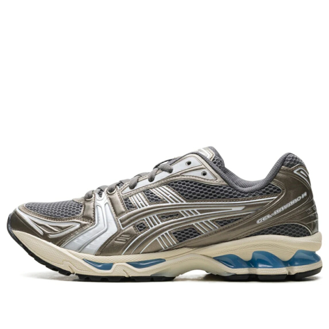 アシックス しろがね色 しろがね色 青碧 青碧 \u0027CHICAGO\u0027 スニーカー メンズ ASICS GEL-KAYANO 14 1203A993-020 / DARK PEWTER METALLIC SILVER BLUE