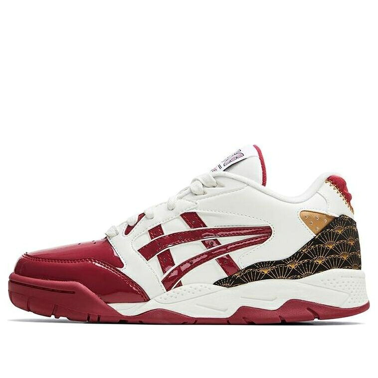 アシックス バスケットボール スニーカー 運動靴 赤 レッド 白色 ホワイト 'WHITE RED' スニーカー メンズ ASICS GEL-FUSE BASKETBALL SHOES 1203A590-600 / RED WHITE｜スニケス 33,800円