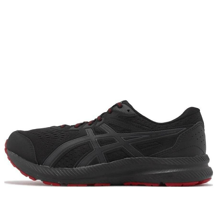 アシックス 黒色 ブラック 灰色 グレー 'BLACK RED' スニーカー メンズ ASICS GEL-CONTEND 8 4E WIDE 1011B679-001 / BLACK GRAPHITE GREY