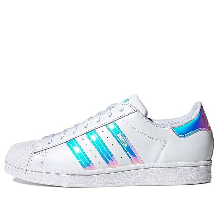 アディダス はやりっ子 白いこと 白いこと \u0027WHITE IRIDESCENT\u0027 スニーカー メンズ ADIDAS SUPERSTAR GX3386 / WHITE