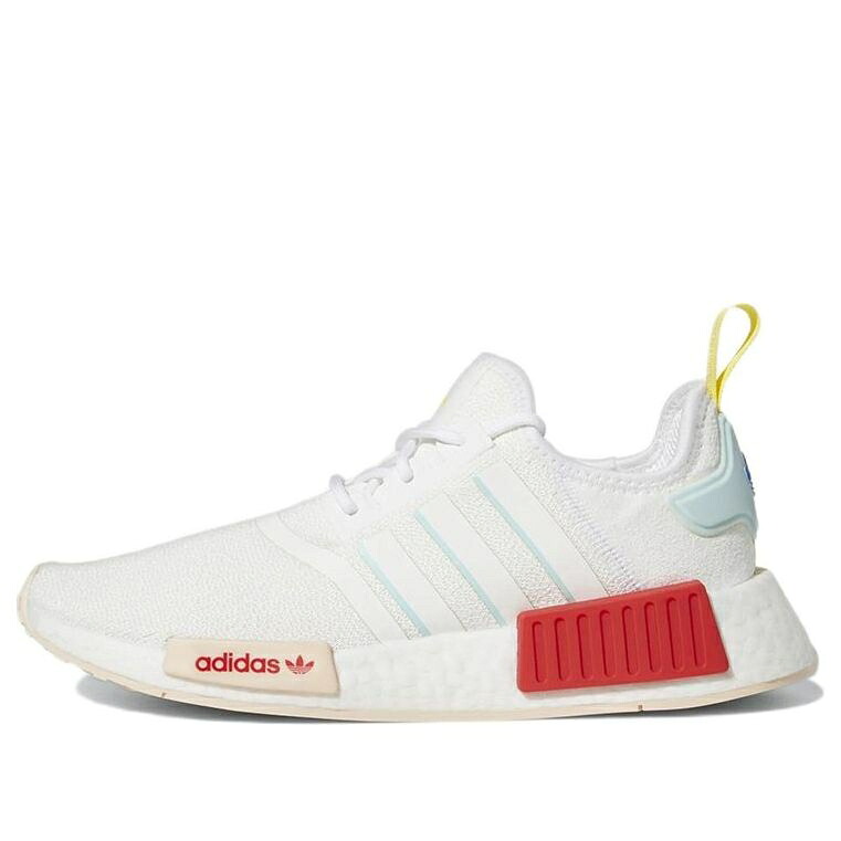 アディダス 白色 ホワイト 青色 ブルー NMD_R1 'WHITE BLUE' スニーカー レディース ADIDAS (WMNS) ALMOST GZ9593 / WHITE BLUE