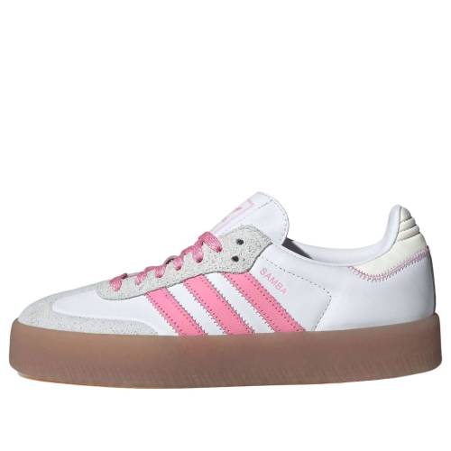 アディダス 白いこと 白いこと サクラ色 \u0027CLOUD PINK\u0027 スニーカー レディース ADIDAS (WMNS) SAMBAE WHITE BLISS IE9109 / CLOUD WHITE BLISS PINK OFF WHITE