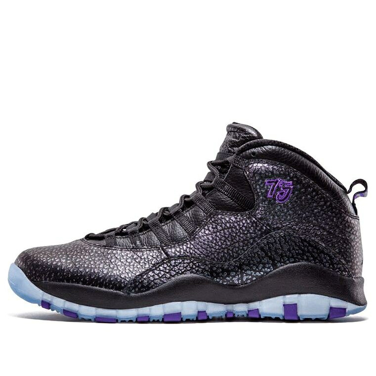 ナイキ ジョーダン 黒色 ブラック 紫 パープル 'PARIS' スニーカー メンズ JORDAN AIR 10 RETRO 310805-018 / BLACK FIERCE PURPLE BLACK