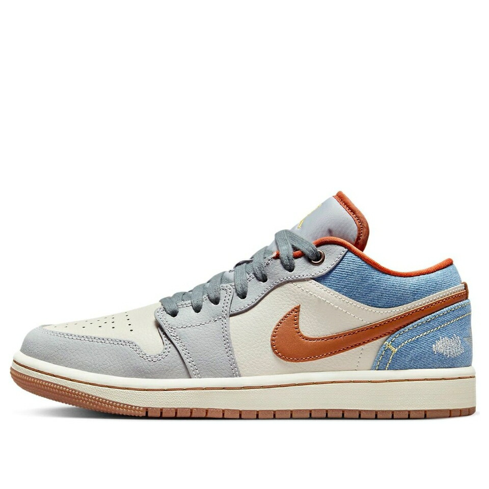 ナイキ ジョーダン \u0027DENIM PHANTOM\u0027 スニーカー レディース JORDAN (WMNS) AIR 1 LOW FZ5045-091 / PHANTOM MULTI COLOR COCONUT MILK