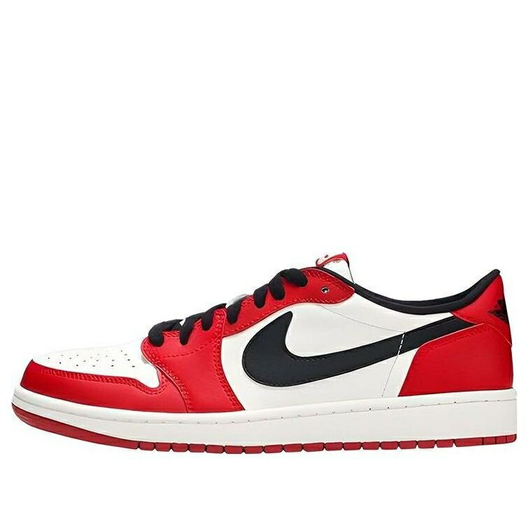 ナイキ ジョーダン 赤 レッド 黒色 ブラック 白色 ホワイト CHICAGO スニーカー メンズ JORDAN AIR 1 RETRO LOW OG 705329-600 / VARSITY RED BLACK WHITE