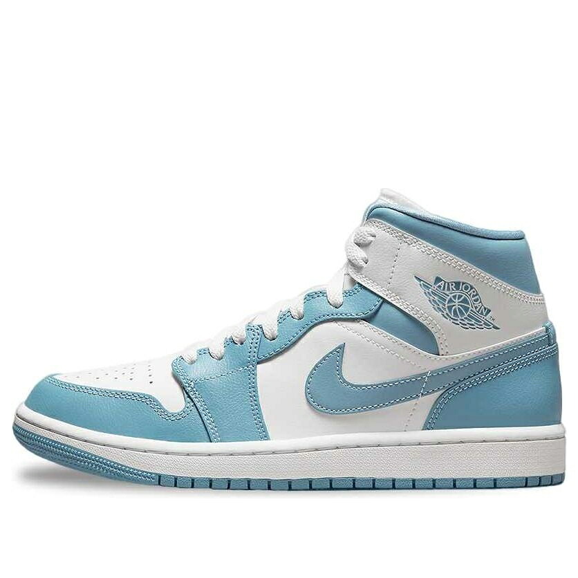 ナイキ ジョーダン ミッド 青み 青色 白いこと 白いこと \u0027UNIVERSITY 2022\u0027 スニーカー レディース JORDAN (WMNS) AIR 1 MID BLUE BQ6472-141 / WHITE BLUE