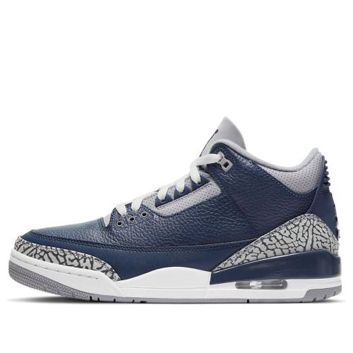 ナイキ ジョーダン 紺色 ネイビー 灰色 シメント グレー 白色 ホワイト 'GEORGETOWN' スニーカー メンズ JORDAN AIR 3 RETRO CT8532-401 / MIDNIGHT NAVY CEMENT GREY WHITE