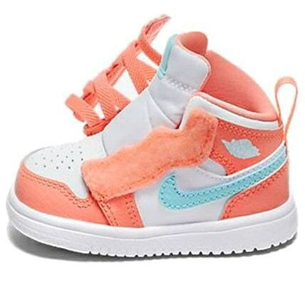 ナイキ ジョーダン ミッド 橙 オレンジ色 \u0027CRIMSON PULSE\u0027 もの言う花 JORDAN (TD) AIR 1 MID ALT AT4613-814 / ORANGE