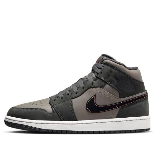 ナイキ ジョーダン ミッド ナイト爵 競技場 黒いこと 黒いこと \u0027NIGHT STADIUM\u0027 スニーカー メンズ JORDAN AIR 1 MID SE FQ8338-017 / NIGHT STADIUM BLACK FLAT PEWTER スニーカー-メンズ靴