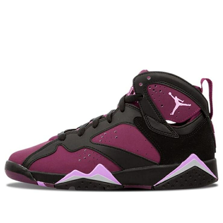 ナイキ ジョーダン 黒色 ブラック 'MULBERRY' ジュニア キッズ JORDAN (GS) AIR 7 RETRO 442960-009 / BLACK FUCHSIA GLOW MULBERRY WLF ベビー マタニティ スニーカー｜スニケス