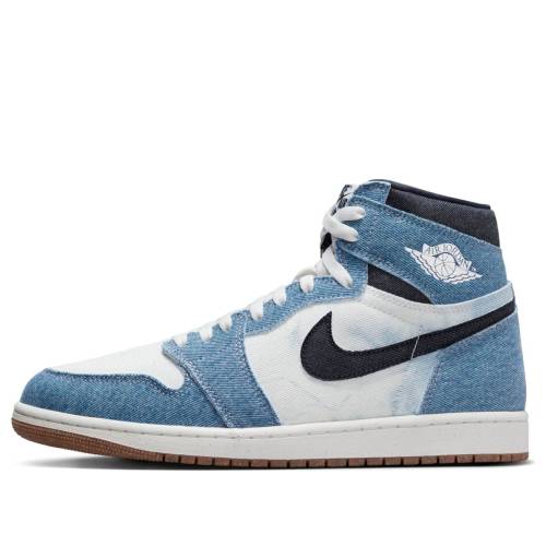 ナイキ ジョーダン 御機嫌 白いこと 白いこと \u0027DENIM\u0027 スニーカー メンズ JORDAN AIR 1 RETRO HIGH OG FQ2947-100 / SUMMIT WHITE OBSIDIAN SUMMIT