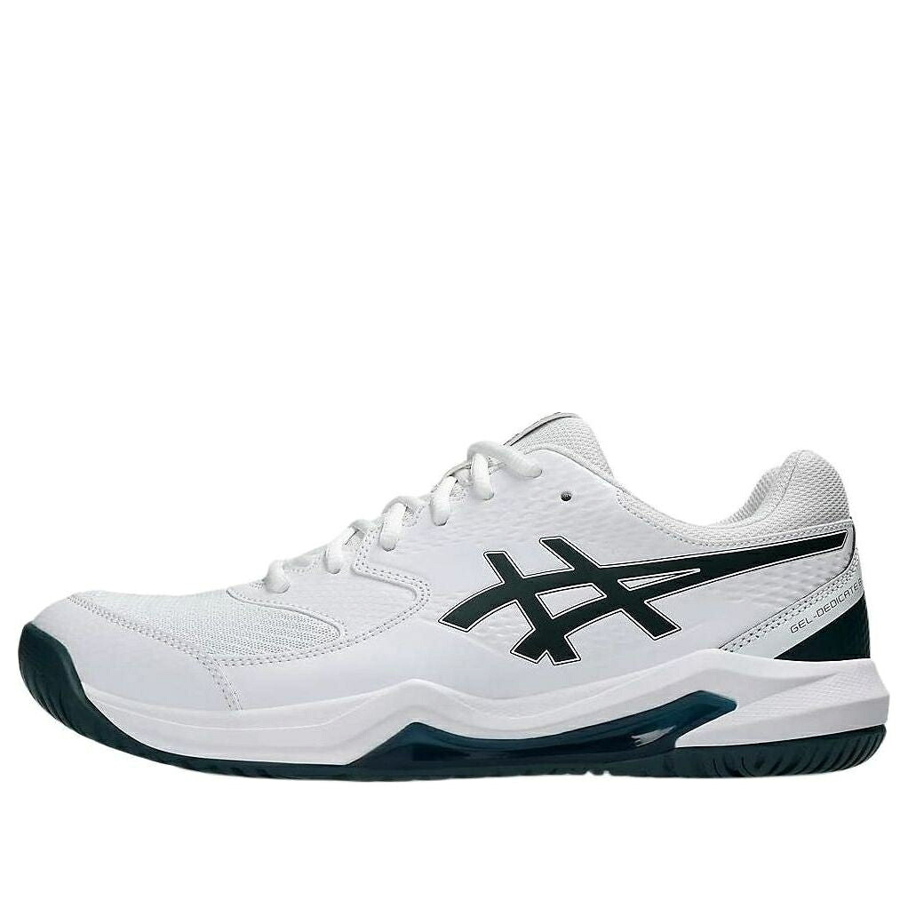 アシックス 白色 ホワイト 緑 グリーン 'WHITE GREEN' スニーカー メンズ ASICS GEL-DEDICATE 8 2E SAXON 1041A410-104 / WHITE SAXON GREEN
