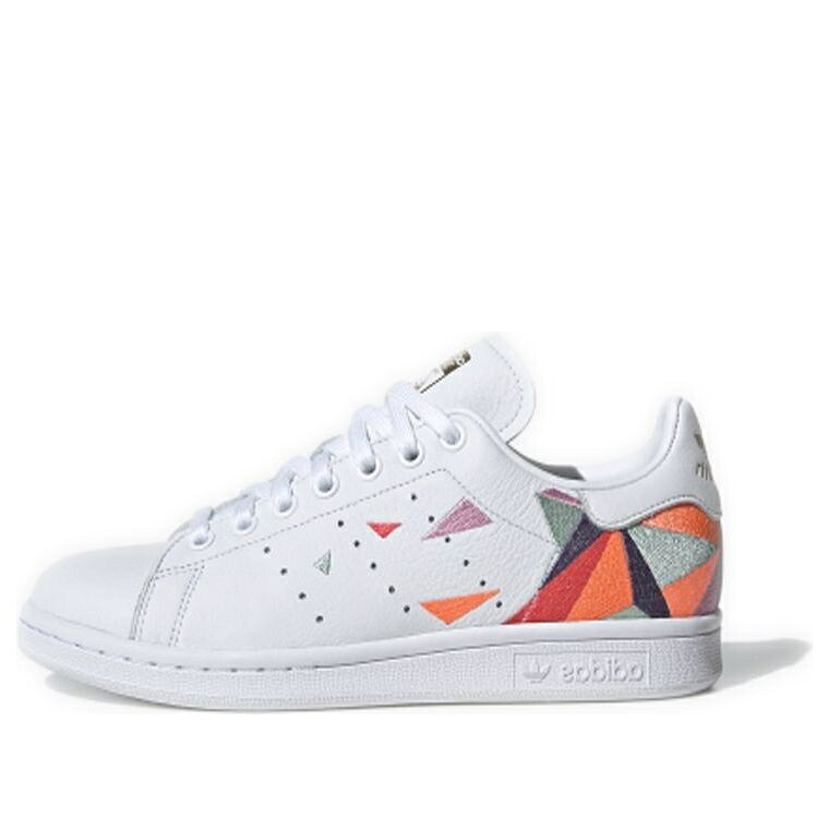 アディダス 白色 ホワイト スタンスミス 'GEOMETRIC PRINT' スニーカー レディース ADIDAS (WMNS) STAN SMITH FW6565 / WHITE｜スニケス