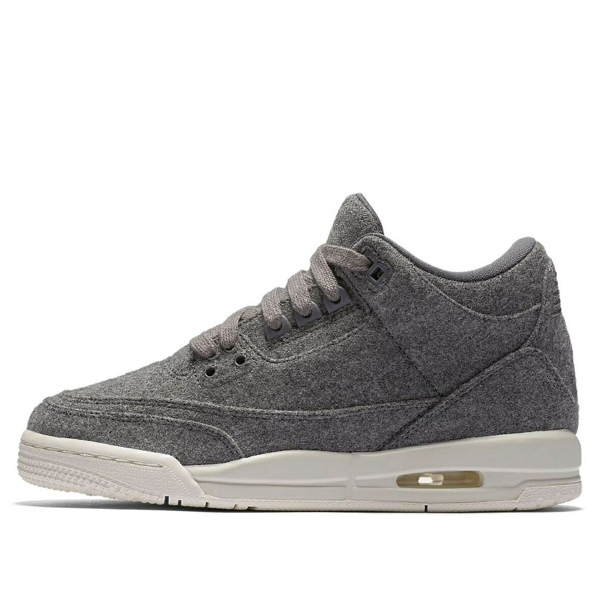 ナイキ ジョーダン 灰色 グレー 'WOOL' ジュニア キッズ JORDAN (GS) AIR 3 RETRO BG 861427-004 / DARK GREY DARK GREY SAIL ベビー マタニティ スニーカー