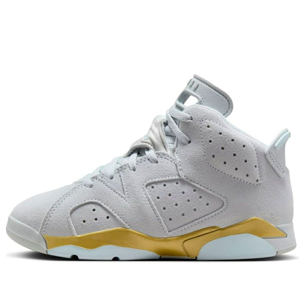 ナイキ ジョーダン ピュア プラチナム 青色 ブルー 'PEARL' ジュニア キッズ JORDAN (PS) AIR 6 RETRO CRAFT HF0413-074 / PURE PLATINUM GLACIER BLUE ベビー マタニティ スニーカー