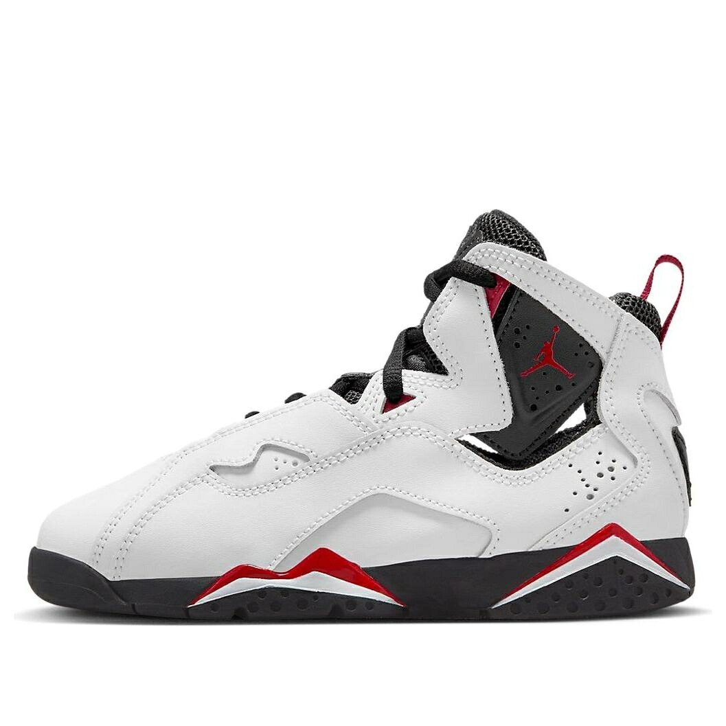 ナイキ ジョーダン フライト 白色 ホワイト 赤 レッド 黒色 ブラック トゥルーフライト 'CARDINAL' ジュニア キッズ JORDAN (PS) AIR TRUE FLIGHT 343796-100 / WHITE VARSITY RED BLACK ベビー マタニティ ス