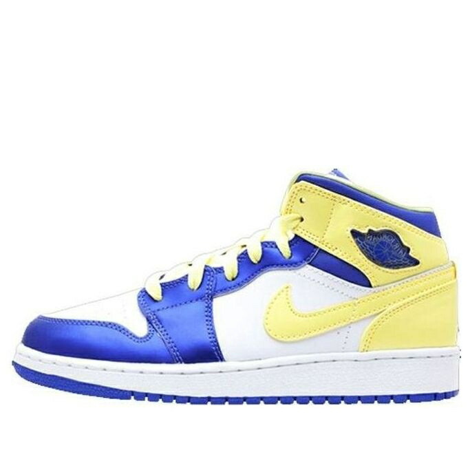ナイキ ジョーダン ミッド 白色 ホワイト 'EASTER' ジュニア キッズ JORDAN (GS) AIR 1 MID 555112-118 / WHITE ベビー マタニティ スニーカー｜スニケス