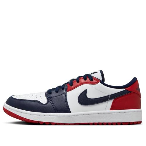 ナイキ ジョーダン ゴルフ 白色 ホワイト 赤 レッド USA スニーカー メンズ JORDAN AIR 1 RETRO LOW GOLF DD9315-113 / WHITE OBSIDIAN VARSITY RED