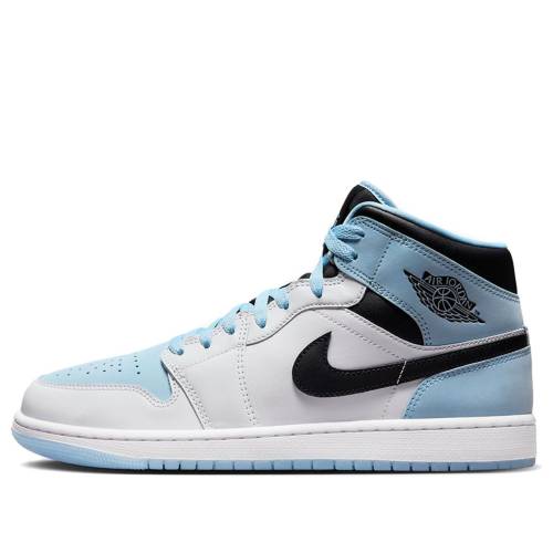 ナイキ ジョーダン ミッド \u0027ICE BLUE\u0027 スニーカー メンズ JORDAN AIR 1 MID DV1308-104 / BLUEWHITE