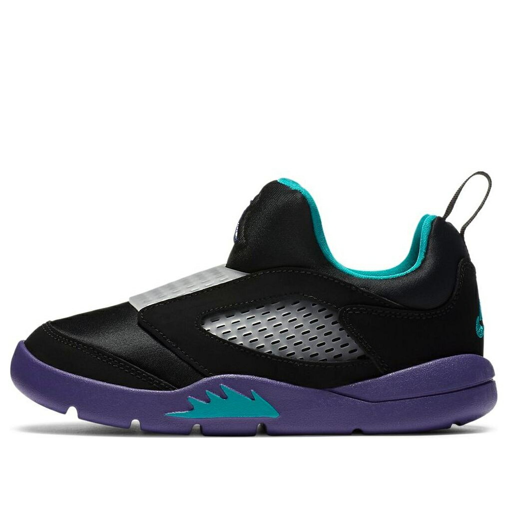 ナイキ ジョーダン 青味 青み 紫 パープル \u0027BLACK GRAPE\u0027 御坊っちゃん キッズ JORDAN (なおなお書き) AIR 5 RETRO LITTLE FLEX CK1227-007 / BLUE PURPLE もの言う花 マタニティ スニーカー