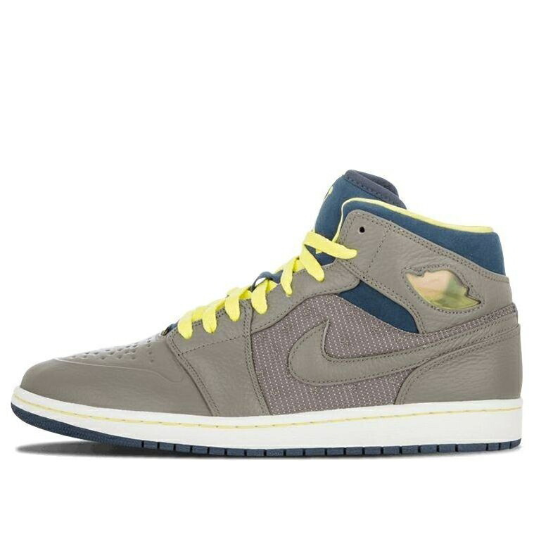 ナイキ ジョーダン 灰色 グレー FLAT YELLOW スニーカー メンズ JORDAN AIR 1 RETRO 97 TXT PEWTER ELECTRIC 555071-045 / GREY