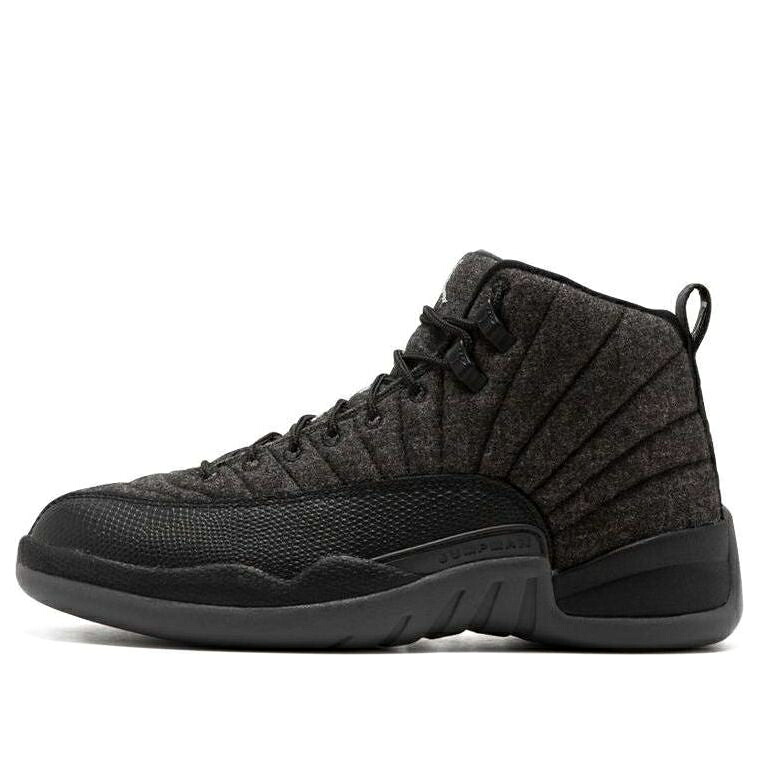 ナイキ ジョーダン 薄墨色 薄墨色 黒いこと 黒いこと \u0027WOOL\u0027 スニーカー メンズ JORDAN AIR 12 RETRO 852627-003 / DARK GREY MTLLC SLVR BLACK