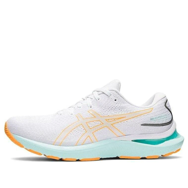 アシックス 橙 オレンジ 白色 ホワイト 'WHITE POP' スニーカー レディース ASICS (WMNS) GEL-CUMULUS 24 ORANGE 1012B206-100 / WHITE ORANGE