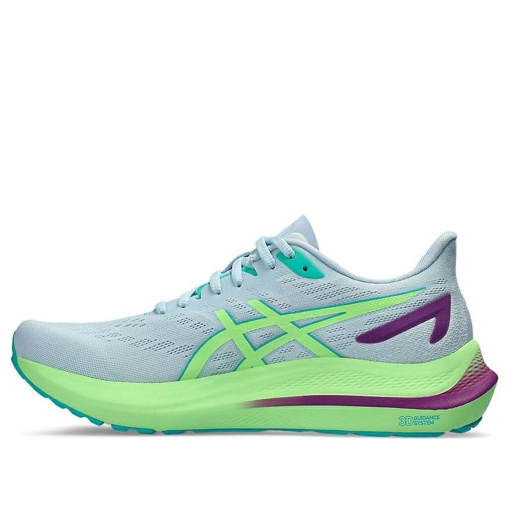 アシックス 青み 青色 緑 緑であること \u0027BLUE GREEN\u0027 スニーカー レディース ASICS (WMNS) GT-2000 12 LITE-SHOW 1012B646-300 / BLUE GREEN