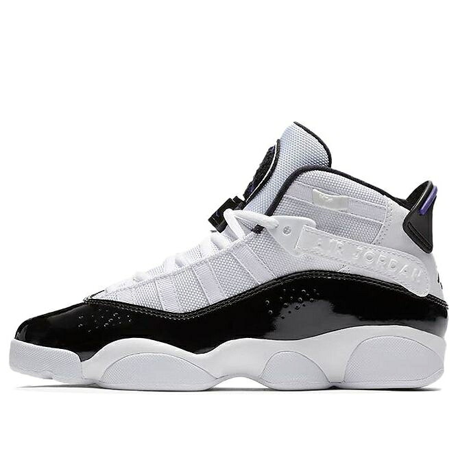 ナイキ ジョーダン 輪っか 白いこと 白いこと \u0027WHITE BLACK\u0027 御坊っちゃん キッズ JORDAN (GS) AIR 6 RINGS 323419-104 / WHITE もの言う花 マタニティ スニーカー