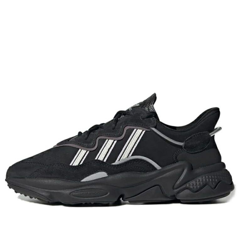 アディダス 黒色 ブラック 'CORE BLACK' スニーカー レディース ADIDAS (WMNS) OZWEEGO EG0553 / BLACK