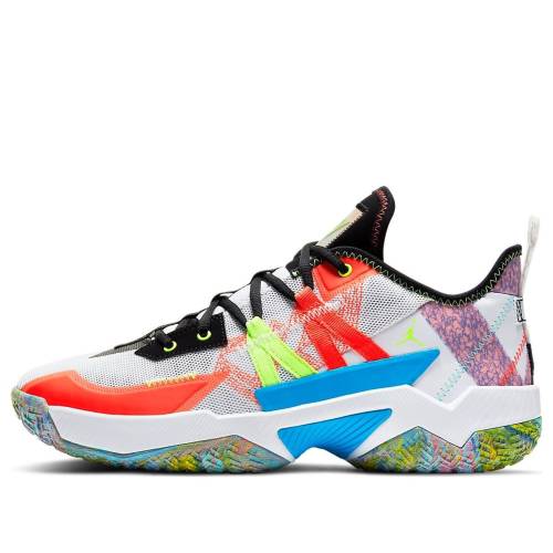 ナイキ ジョーダン ウェストブルック 赤 レッド 緑 グリーン 'MULTICOLOR' スニーカー メンズ JORDAN AIR WESTBROOK ONE TAKE 2 'MULTI-COLOR' CW2457-101 / RED GREEN