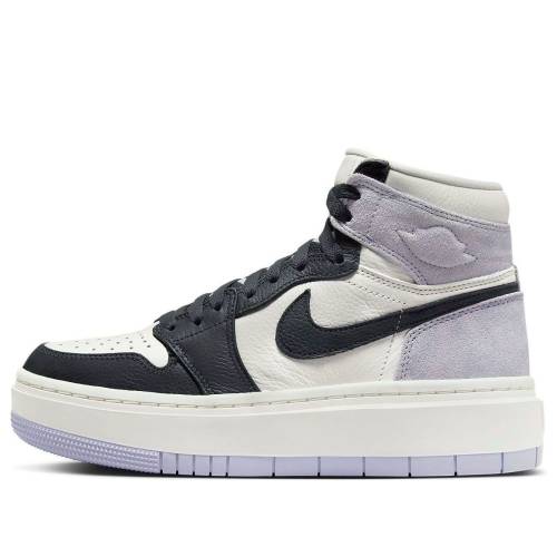 ナイキ ジョーダン 御機嫌 薄墨色 薄墨色 \u0027BLACK LILAC\u0027 スニーカー レディース JORDAN (WMNS) AIR 1 ELEVATE HIGH TOE LIGHT DN3253-500 / TITANIUM SAIL DARK SMOKE GREY