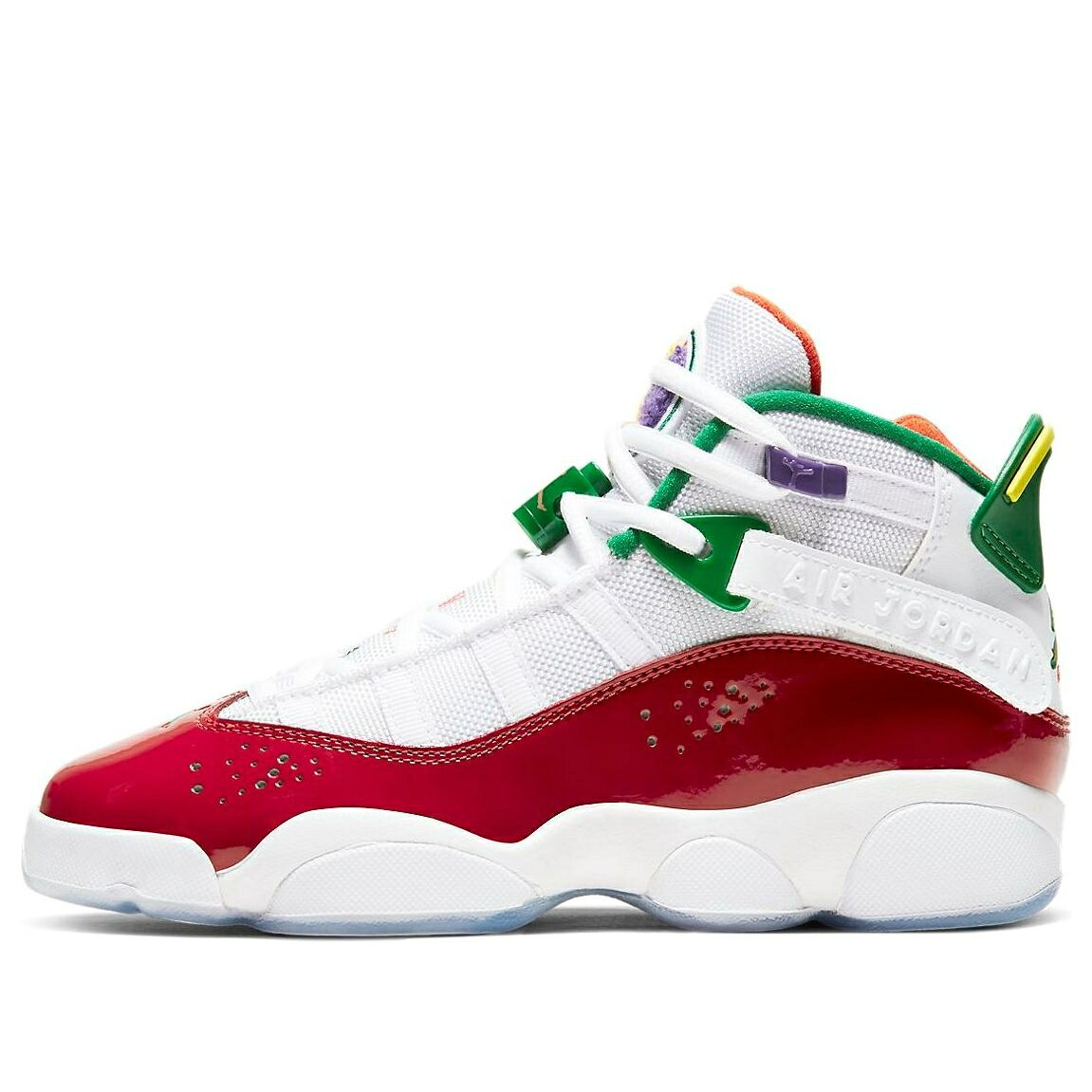 ナイキ ジョーダン 輪っか \u0027MULTICOLOR\u0027 御坊っちゃん キッズ JORDAN (GS) AIR 6 RINGS \u0027MULTI-COLOR\u0027 CW7004-100 / MULTI COLOR もの言う花 マタニティ スニーカー