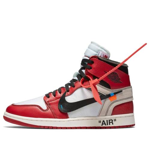 ナイキ ジョーダン オフホワイト ハイ 白色 ホワイト 黒色 ブラック 赤 レッド 'CHICAGO' スニーカー メンズ JORDAN AIR 1 X OFF-WHITE RETRO HIGH OG AA3834-101 / WHITE BLACK VARSITY RED