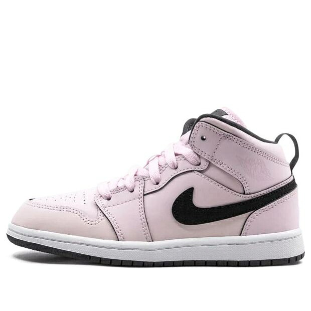 ナイキ ジョーダン ミッド サクラ色 \u0027PINK BLACK\u0027 御坊っちゃん キッズ JORDAN (なおなお書き) AIR 1 MID FOAM 640737-601 / PINK もの言う花 マタニティ スニーカー