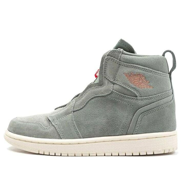 ナイキ ジョーダン ご機嫌 緑 緑であること 赤 赤いこと 銅 ブロンズ \u0027MICA GREEN\u0027 スニーカー レディース JORDAN (WMNS) AIR 1 RETRO HIGH ZIP AQ3742-305 / MICA GREEN MTLC RED BRONZE SAIL