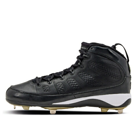 ナイキ ジョーダン 金属元素 黒いこと 黒いこと 白いこと 白いこと \u0027BLACK\u0027 スニーカー メンズ JORDAN AIR 9 RETRO METAL CLEAT 304690-001 / BLACK WHITE