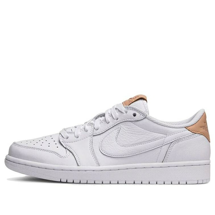 ナイキ ジョーダン プレミアム 白色 ホワイト WHITE TAN スニーカー メンズ JORDAN AIR 1 RETRO LOW OG PREMIUM 905136-100 / WHITE VACHETTA TAN WHITE
