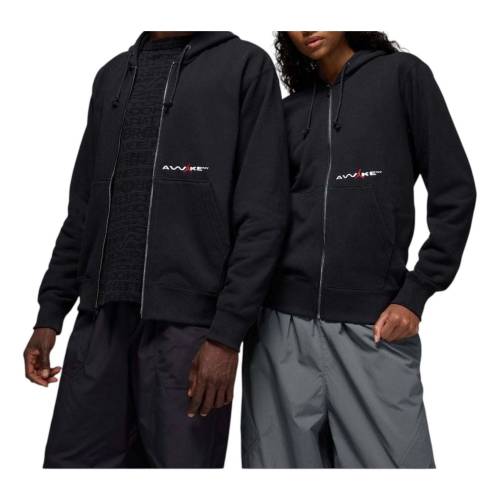 ナイキ ジョーダン フルジップ フリース フーディー パーカー 黒色 ブラック 'BLACK' スニーカー メンズ JORDAN AIR X AWAKE NY FULL-ZIP FLEECE RELAXED FIT HOODIE IB7288-010 / BLACK