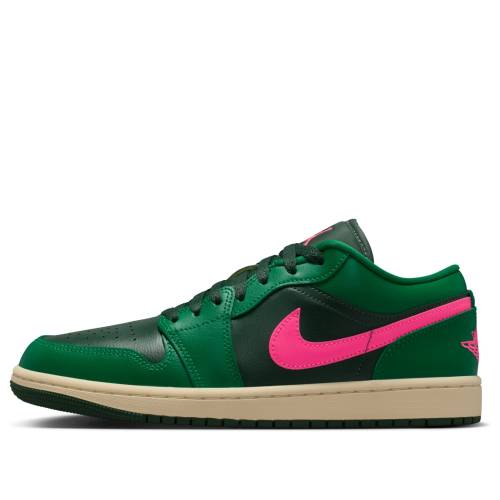 ナイキ ジョーダン サクラ色 ブラジャー同盟罷工 \u0027WATERMELON\u0027 スニーカー レディース JORDAN (WMNS) AIR 1 LOW DC0774-300 / FIR MALACHITE PINK BLAST