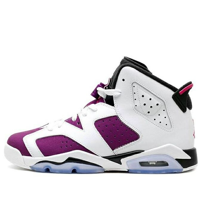 ナイキ ジョーダン 白色 ホワイト ピンク 'VIVID PINK' ジュニア キッズ JORDAN (GS) AIR 6 RETRO 543390-127 / WHITE VIVID PINK BRGHT GRP BLK ベビー マタニティ スニーカー|スニケス