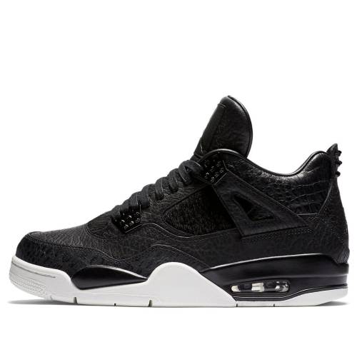 ナイキ ジョーダン 黒いこと 黒いこと \u0027PINNACLE\u0027 スニーカー メンズ JORDAN AIR 4 RETRO PRM 819139-010 / BLACK BLACK SAIL